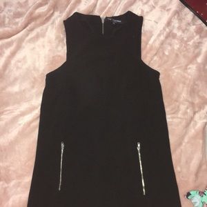 Black structured dress